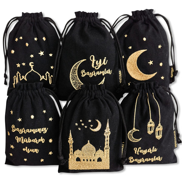 Ramadan Geschenk Säckchen – schwarz