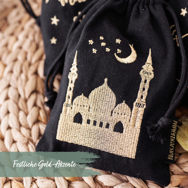 Ramadan Geschenk Säckchen – schwarz