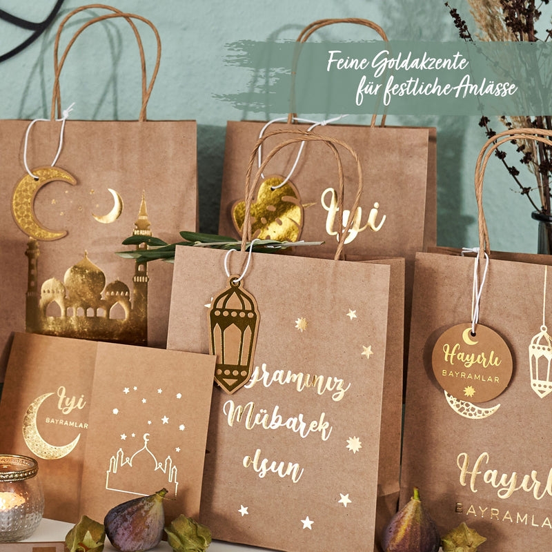 Ramadan Geschenktüten & Karten – Set 1