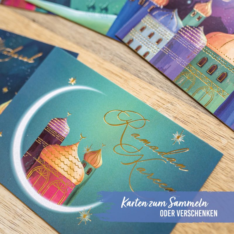 12 Ramadan Postkarten – Bunt
