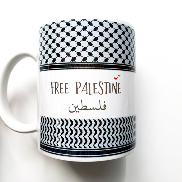 "Free Palestine!" mug