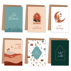 6 Ramadan Grußkarten – BOHO