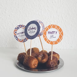 Ramadan Cupcake Topper SUNSET Collection