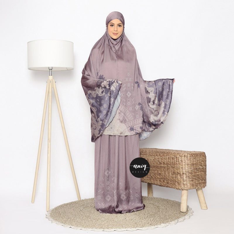 Luxury Satin Prayer Robe DUSTY ROSE